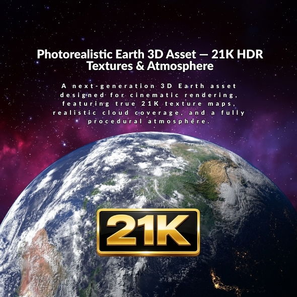 Ultra-Realistic 3D Earth Model