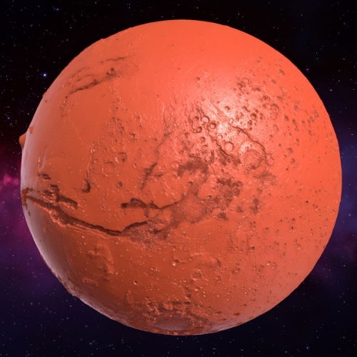 Mars Planet Ultra High Detail Printable Model