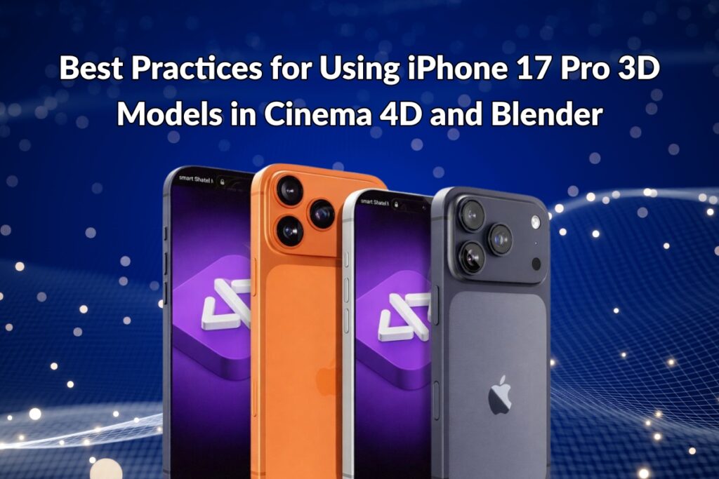 Best Practices for Using iPhone 17 Pro 3D Models in Cinema 4D and Blender - Blog Post Featured Image